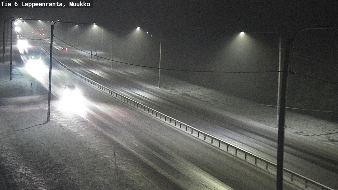 Weather Camera Image Road 6 Lappeenranta, Muukko, Lappeenranta, Etelä-Karjala