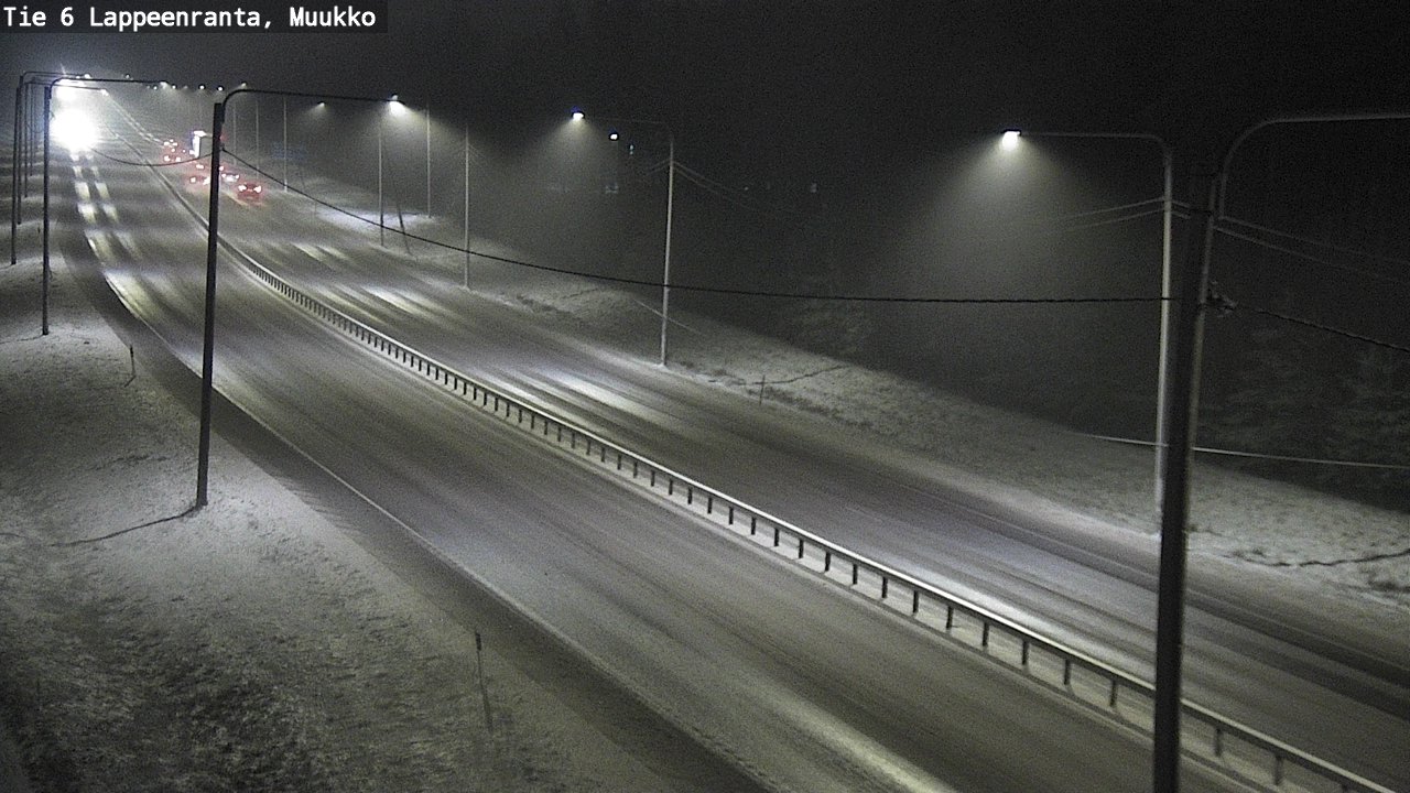 Weather Camera Image Road 6 Lappeenranta, Muukko, Lappeenranta, Etelä-Karjala