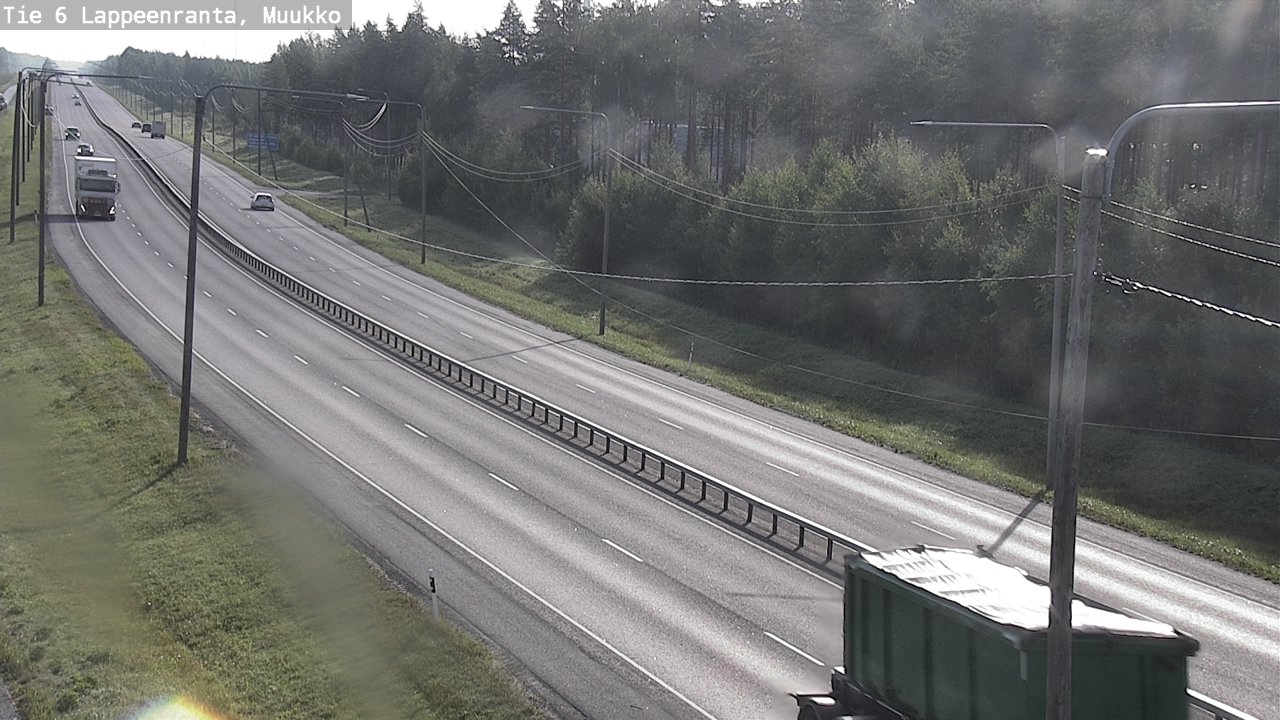 Weather Camera Image Road 6 Lappeenranta, Muukko, Lappeenranta, Etelä-Karjala