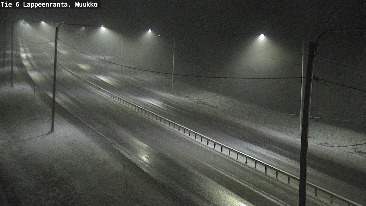 Weather Camera Image Road 6 Lappeenranta, Muukko, Lappeenranta, Etelä-Karjala