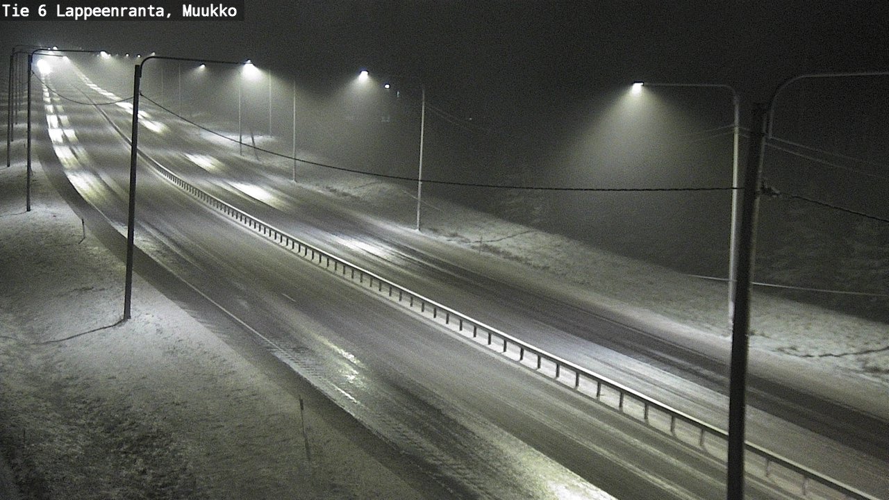 Weather Camera Image Road 6 Lappeenranta, Muukko, Lappeenranta, Etelä-Karjala
