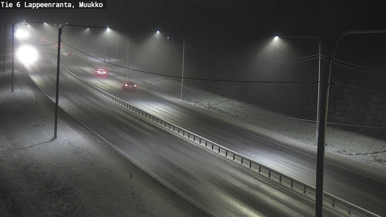 Weather Camera Image Road 6 Lappeenranta, Muukko, Lappeenranta, Etelä-Karjala