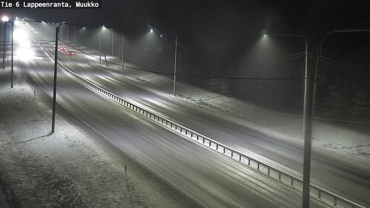Weather Camera Image Road 6 Lappeenranta, Muukko, Lappeenranta, Etelä-Karjala