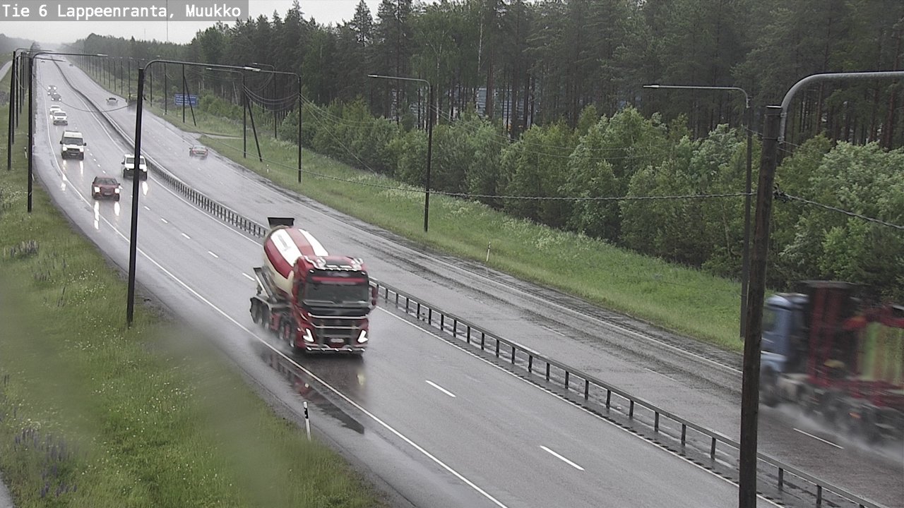 Weather Camera Image Road 6 Lappeenranta, Muukko, Lappeenranta, Etelä-Karjala