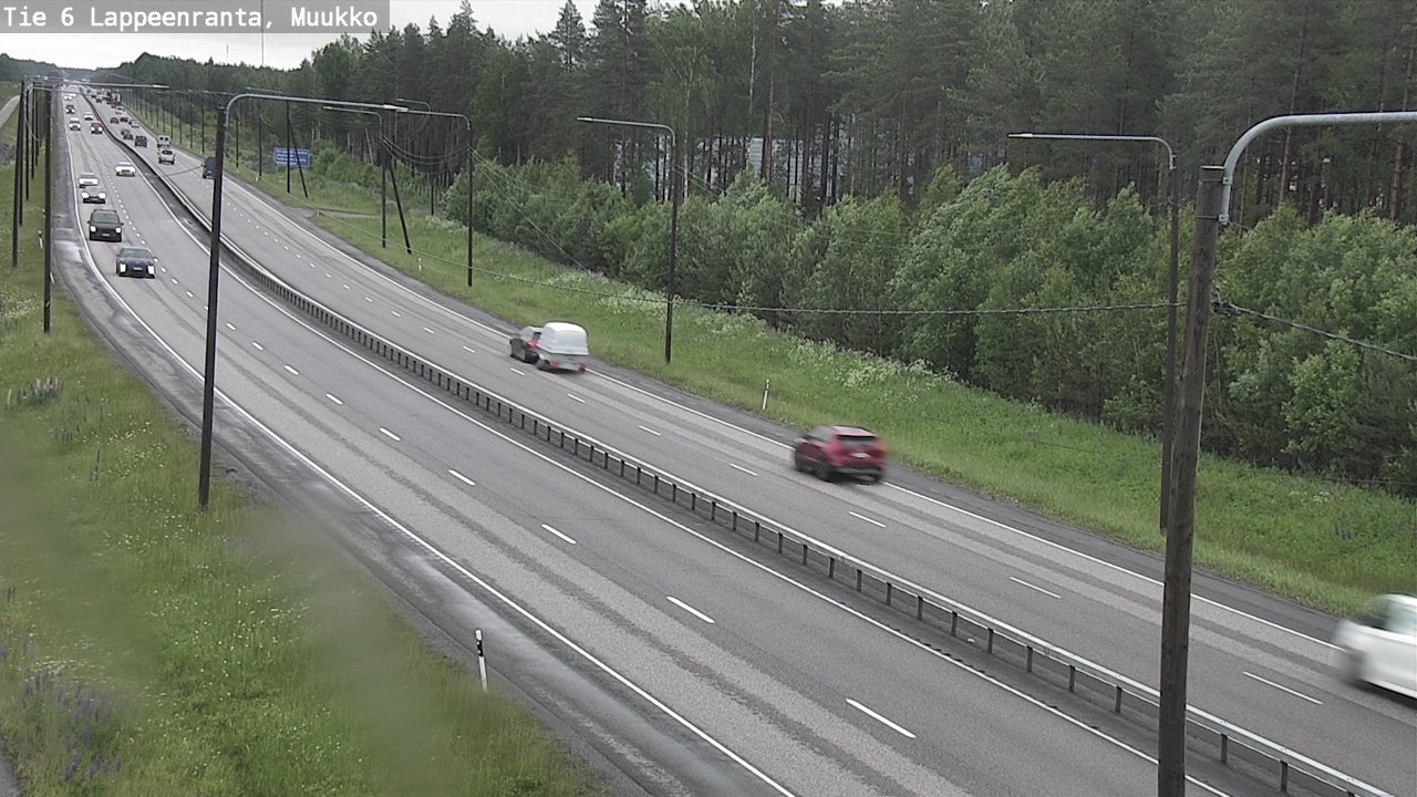 Weather Camera Image Road 6 Lappeenranta, Muukko, Lappeenranta, Etelä-Karjala