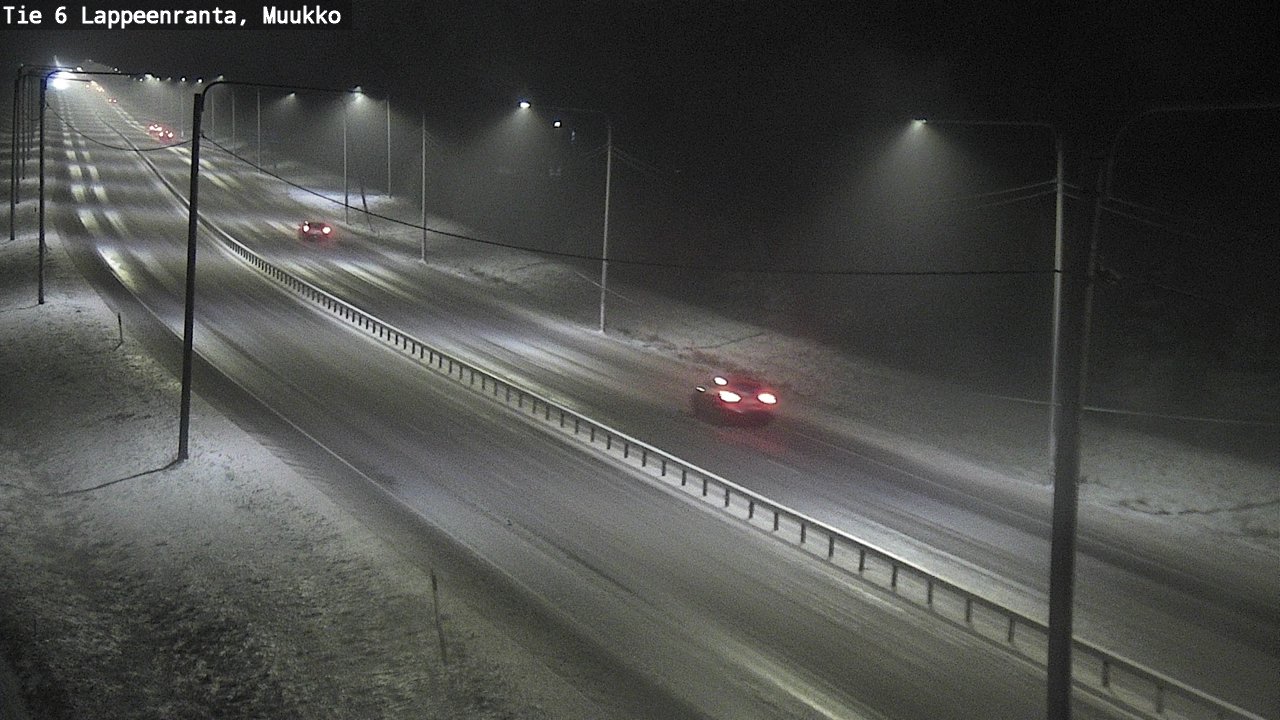 Weather Camera Image Road 6 Lappeenranta, Muukko, Lappeenranta, Etelä-Karjala