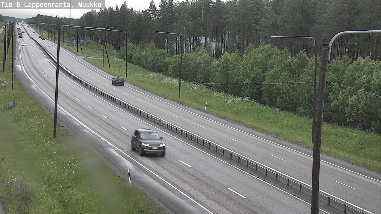 Weather Camera Image Road 6 Lappeenranta, Muukko, Lappeenranta, Etelä-Karjala