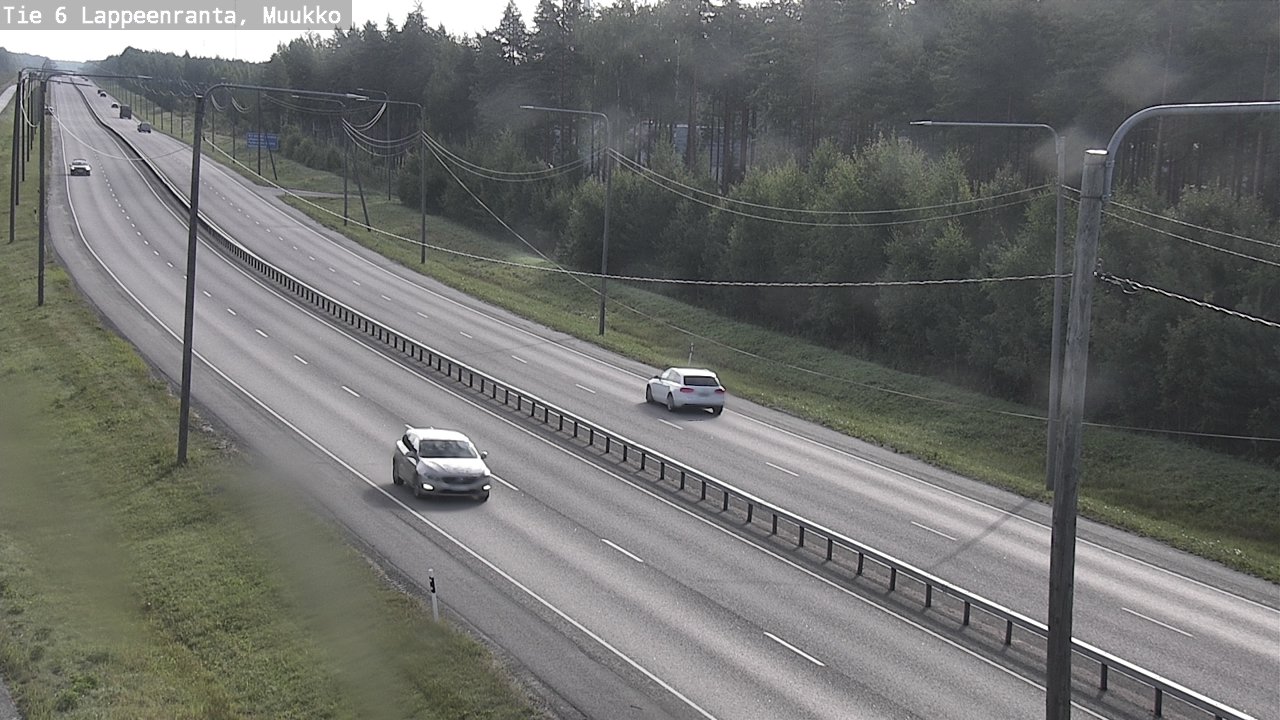 Weather Camera Image Road 6 Lappeenranta, Muukko, Lappeenranta, Etelä-Karjala