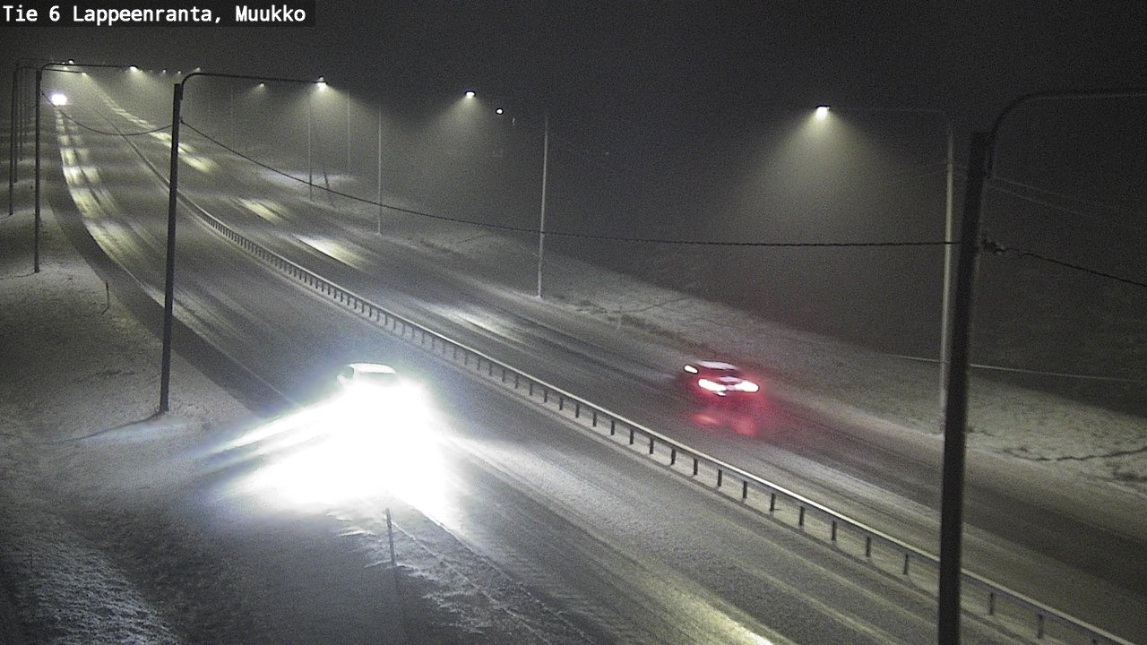 Weather Camera Image Road 6 Lappeenranta, Muukko, Lappeenranta, Etelä-Karjala