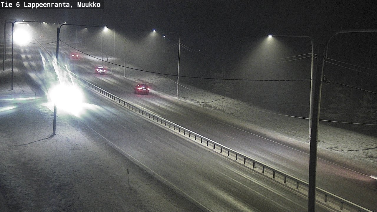 Weather Camera Image Road 6 Lappeenranta, Muukko, Lappeenranta, Etelä-Karjala