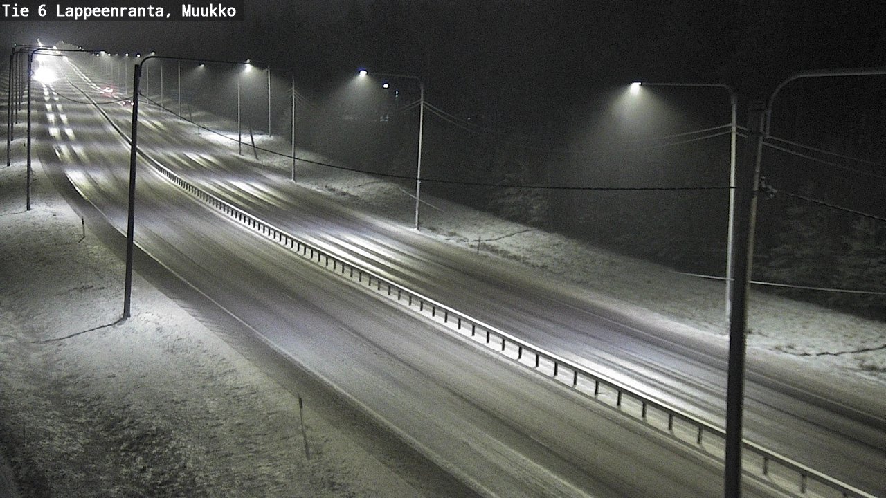 Weather Camera Image Road 6 Lappeenranta, Muukko, Lappeenranta, Etelä-Karjala