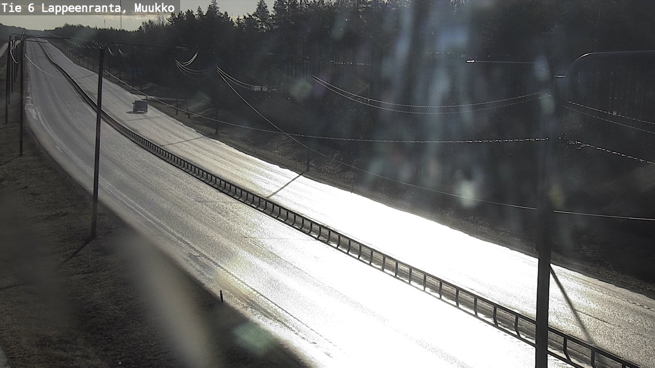 Weather Camera Image Väg 6 Villmanstrand, Muukko, Lappeenranta, Etelä-Karjala