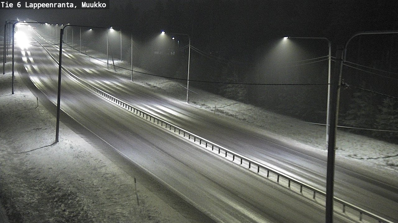 Weather Camera Image Road 6 Lappeenranta, Muukko, Lappeenranta, Etelä-Karjala