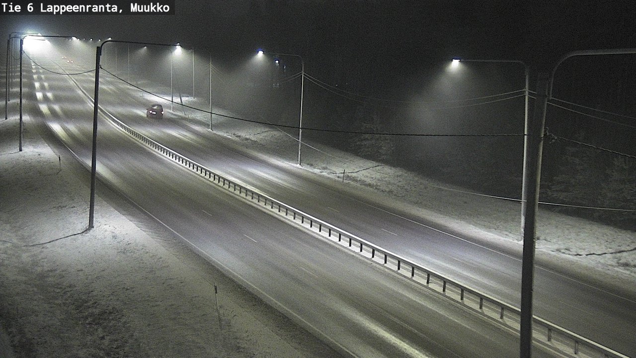 Weather Camera Image Road 6 Lappeenranta, Muukko, Lappeenranta, Etelä-Karjala