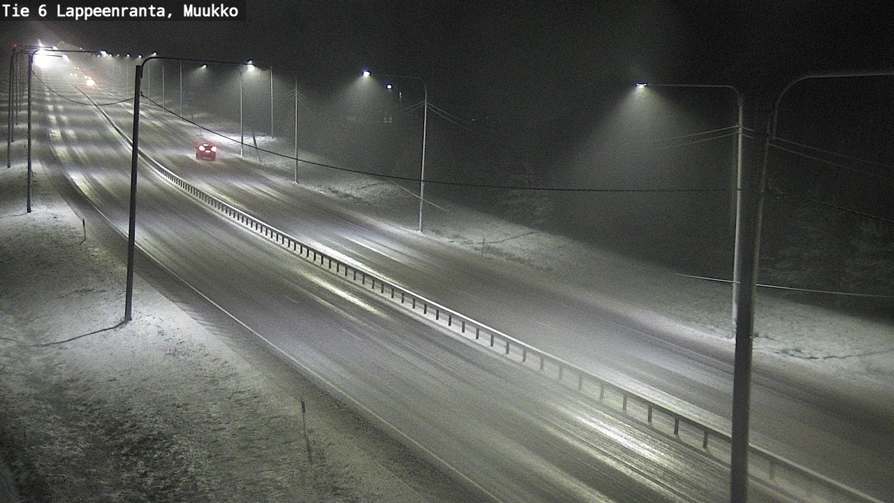 Weather Camera Image Road 6 Lappeenranta, Muukko, Lappeenranta, Etelä-Karjala