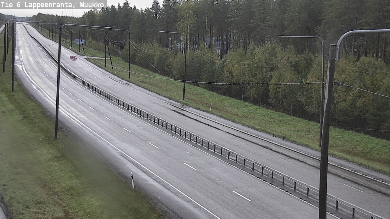 Weather Camera Image Road 6 Lappeenranta, Muukko, Lappeenranta, Etelä-Karjala