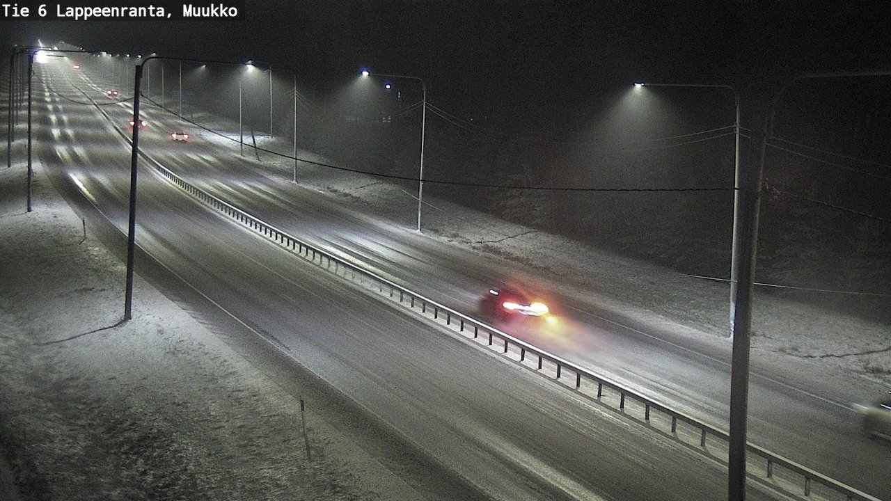 Weather Camera Image Road 6 Lappeenranta, Muukko, Lappeenranta, Etelä-Karjala