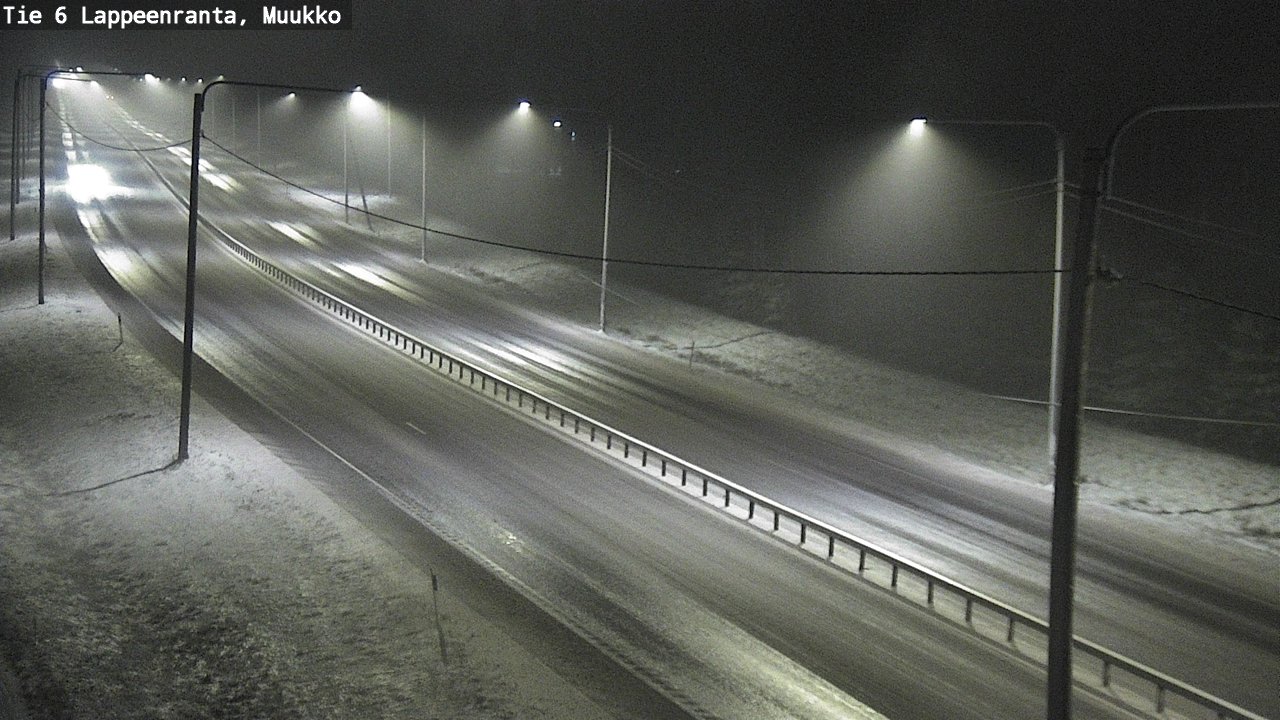 Weather Camera Image Road 6 Lappeenranta, Muukko, Lappeenranta, Etelä-Karjala