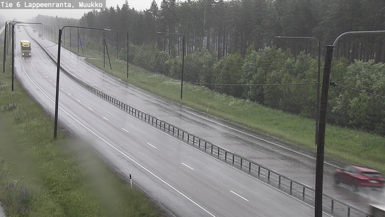 Weather Camera Image Road 6 Lappeenranta, Muukko, Lappeenranta, Etelä-Karjala