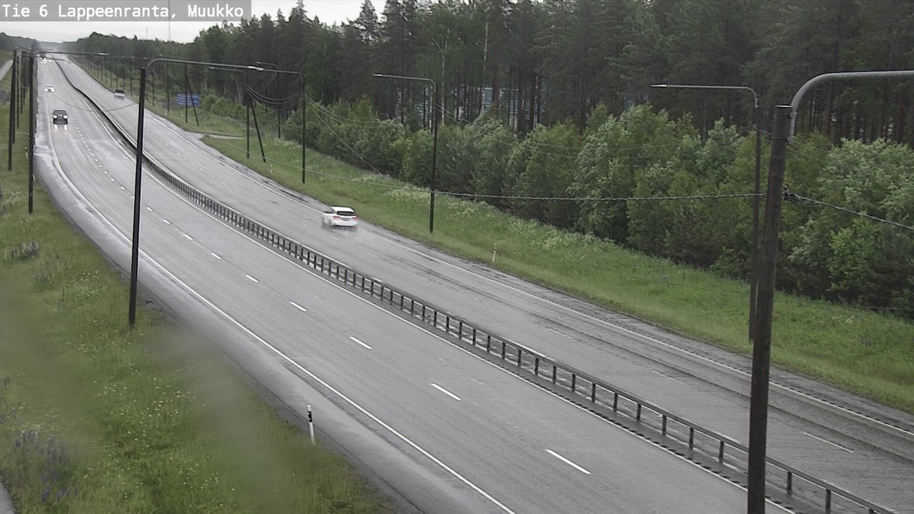 Weather Camera Image Road 6 Lappeenranta, Muukko, Lappeenranta, Etelä-Karjala