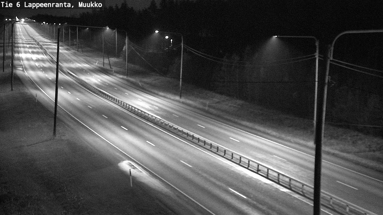 Weather Camera Image Väg 6 Villmanstrand, Muukko, Lappeenranta, Etelä-Karjala