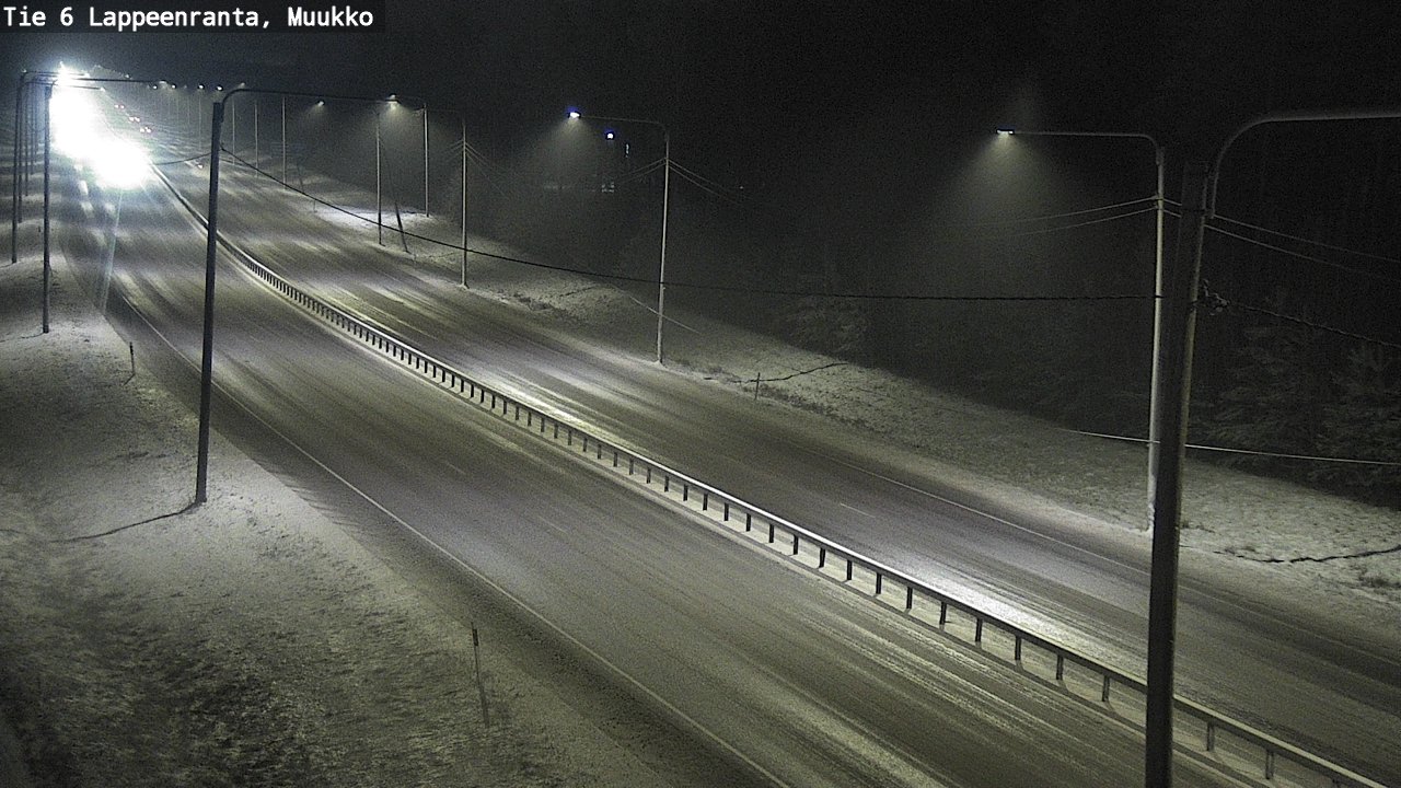 Weather Camera Image Road 6 Lappeenranta, Muukko, Lappeenranta, Etelä-Karjala