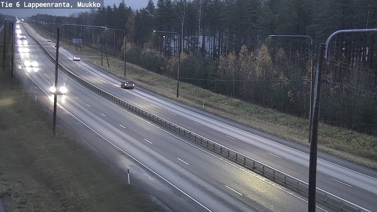 Kelikamerat Kuva Tie 6 Lappeenranta, Muukko, Lappeenranta, Etelä-Karjala