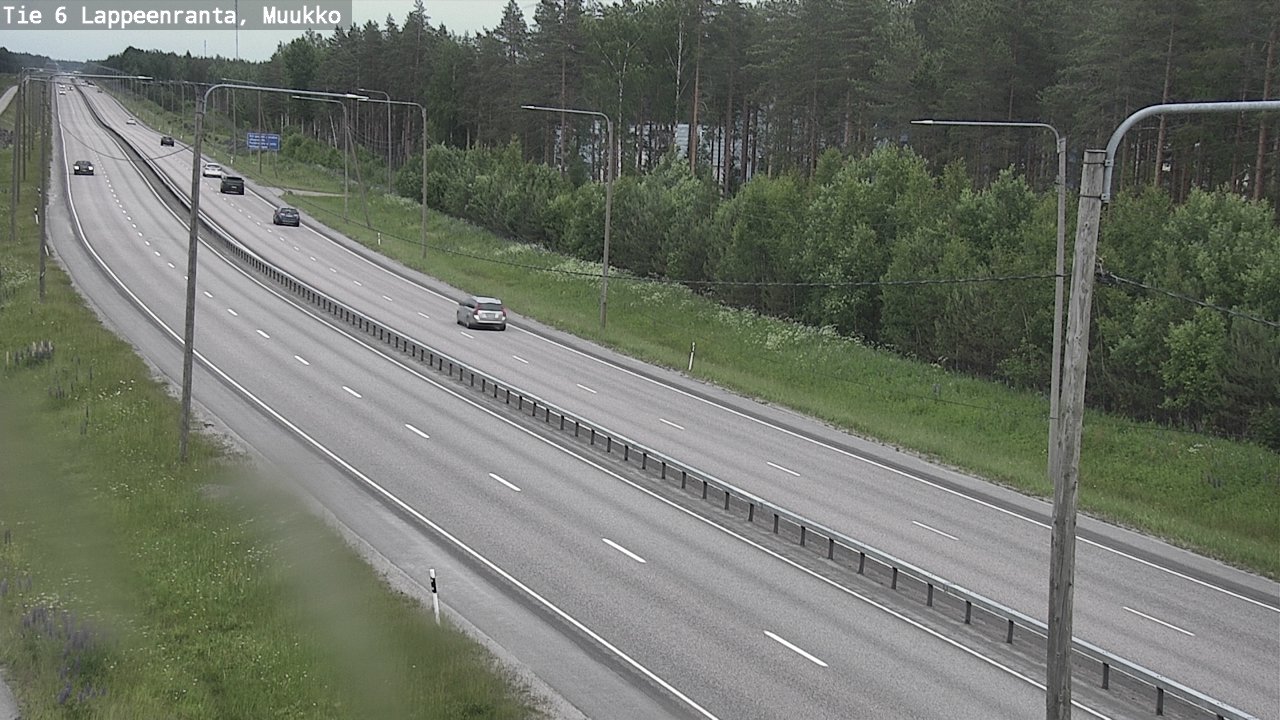 Kelikamerat Kuva Tie 6 Lappeenranta, Muukko, Lappeenranta, Etelä-Karjala