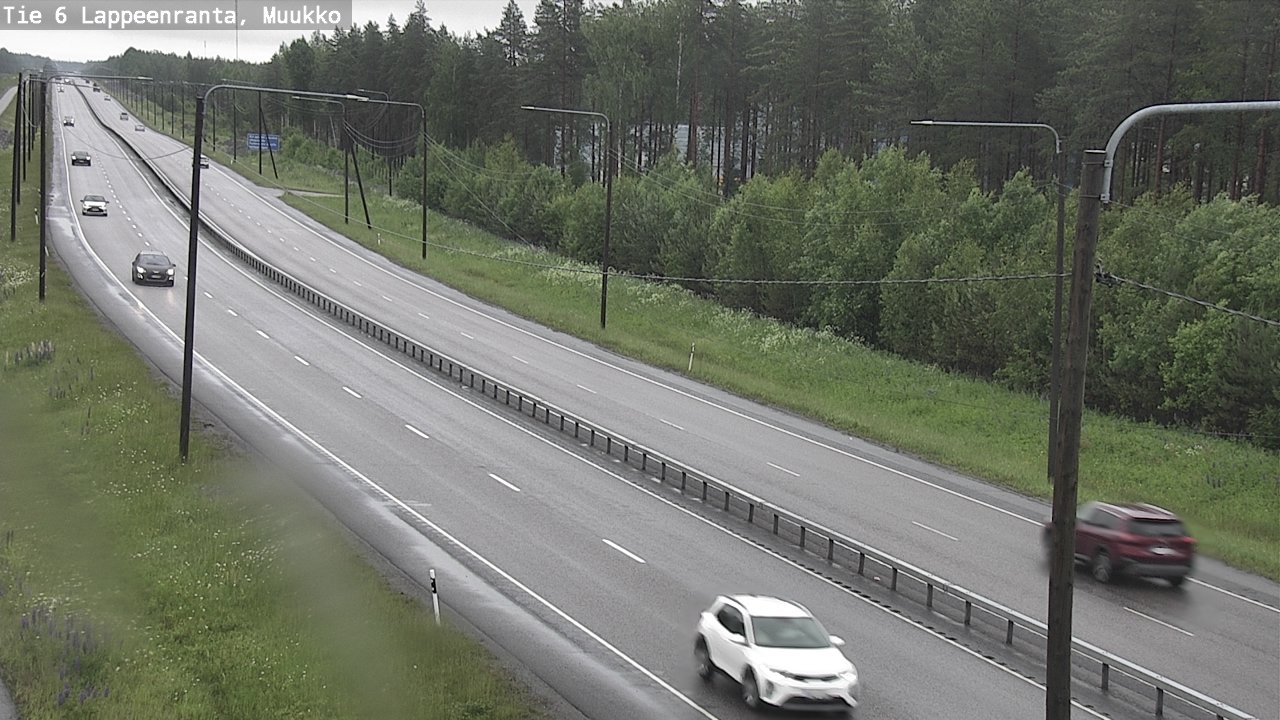 Weather Camera Image Road 6 Lappeenranta, Muukko, Lappeenranta, Etelä-Karjala