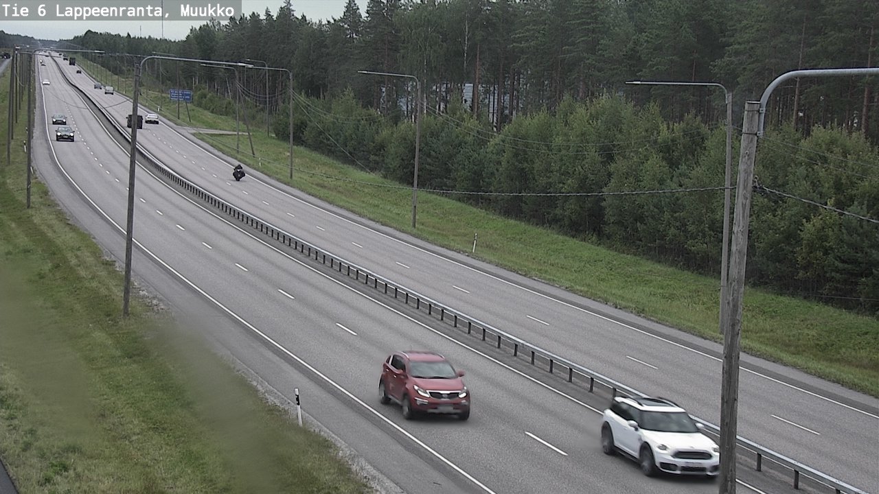 Weather Camera Image Road 6 Lappeenranta, Muukko, Lappeenranta, Etelä-Karjala