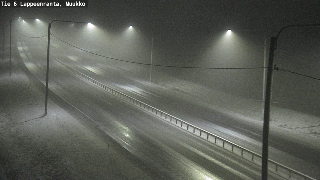 Weather Camera Image Road 6 Lappeenranta, Muukko, Lappeenranta, Etelä-Karjala