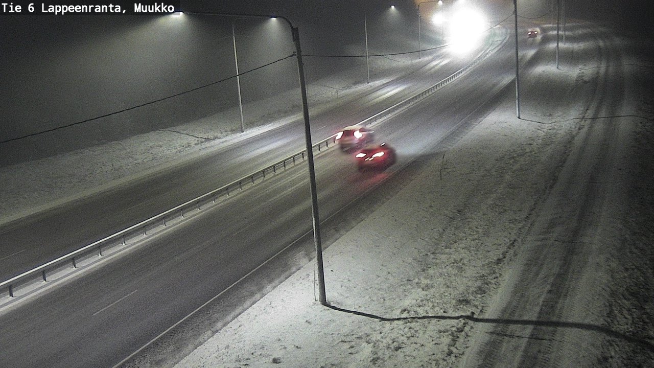 Weather Camera Image Road 6 Lappeenranta, Muukko, Lappeenranta, Etelä-Karjala