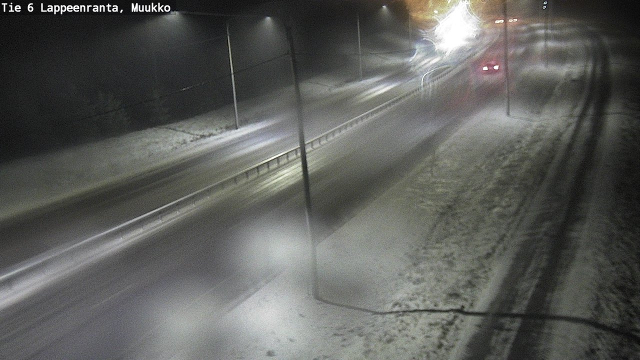 Weather Camera Image Road 6 Lappeenranta, Muukko, Lappeenranta, Etelä-Karjala