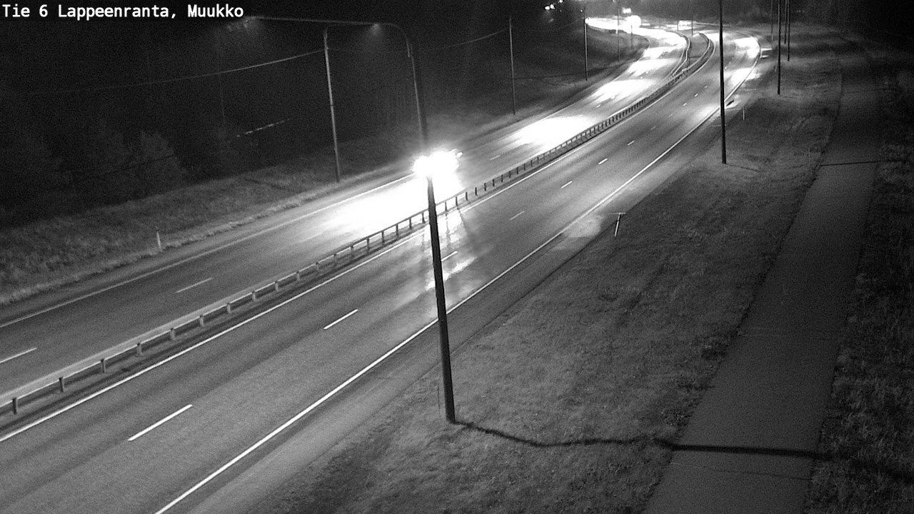 Weather Camera Image Road 6 Lappeenranta, Muukko, Lappeenranta, Etelä-Karjala