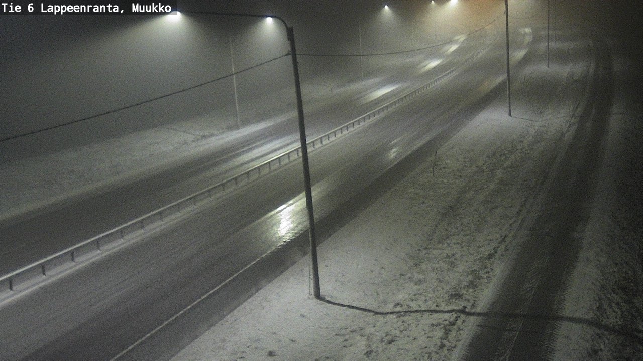 Weather Camera Image Road 6 Lappeenranta, Muukko, Lappeenranta, Etelä-Karjala