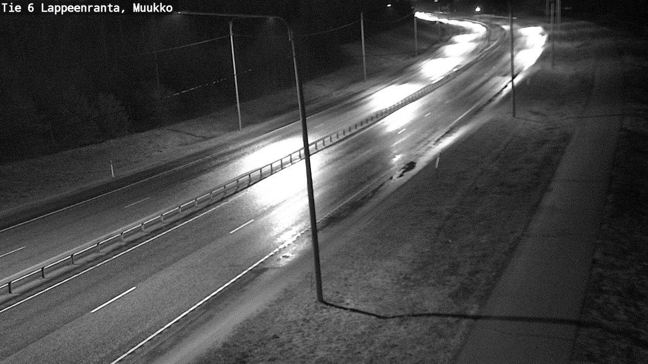 Weather Camera Image Väg 6 Villmanstrand, Muukko, Lappeenranta, Etelä-Karjala