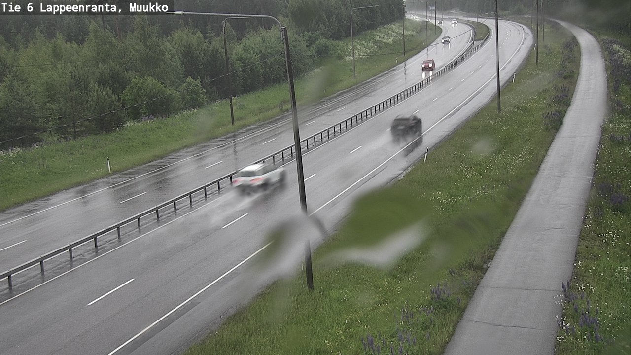 Weather Camera Image Road 6 Lappeenranta, Muukko, Lappeenranta, Etelä-Karjala