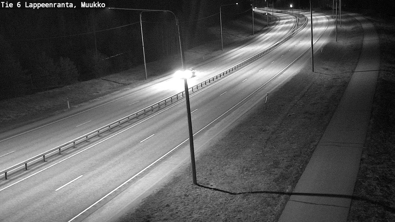 Weather Camera Image Väg 6 Villmanstrand, Muukko, Lappeenranta, Etelä-Karjala
