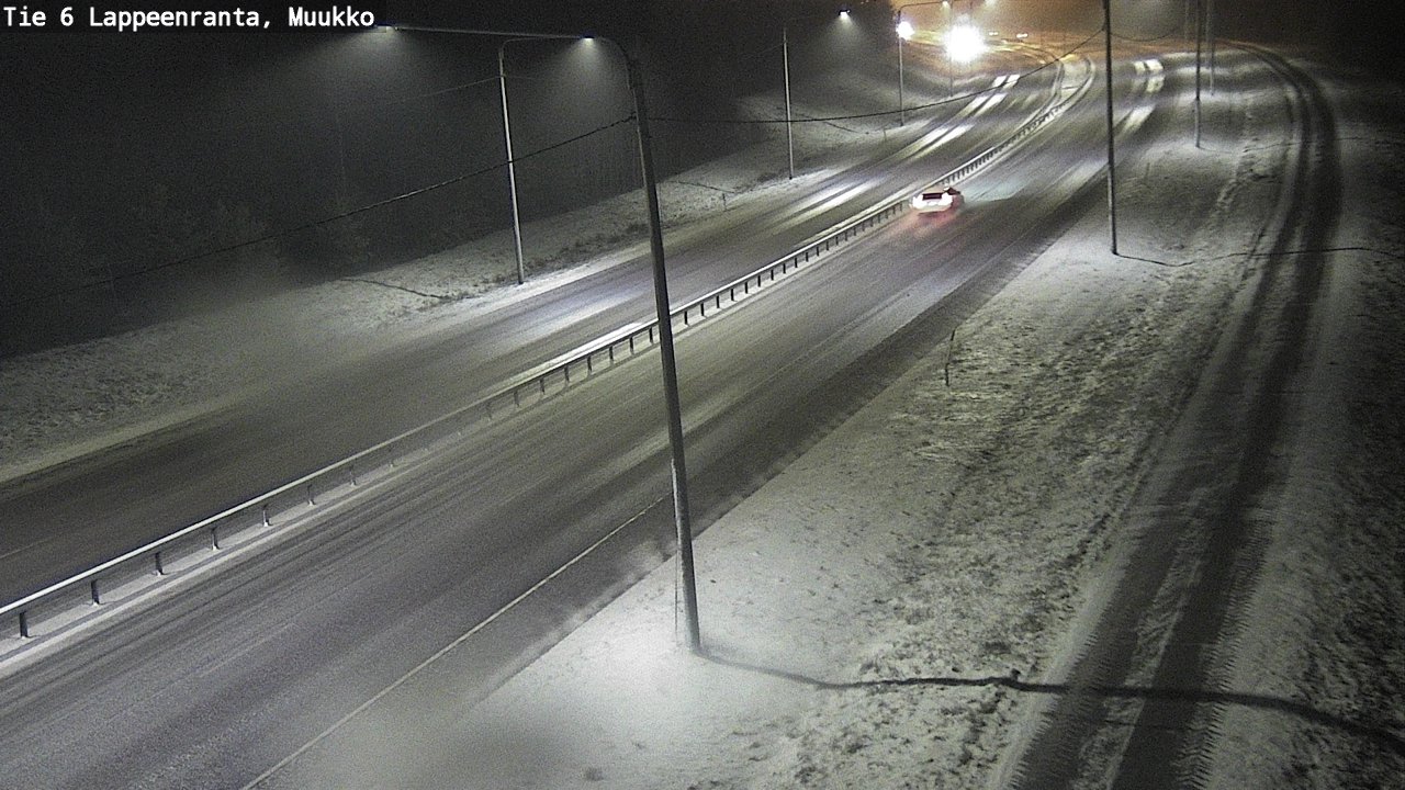 Weather Camera Image Road 6 Lappeenranta, Muukko, Lappeenranta, Etelä-Karjala