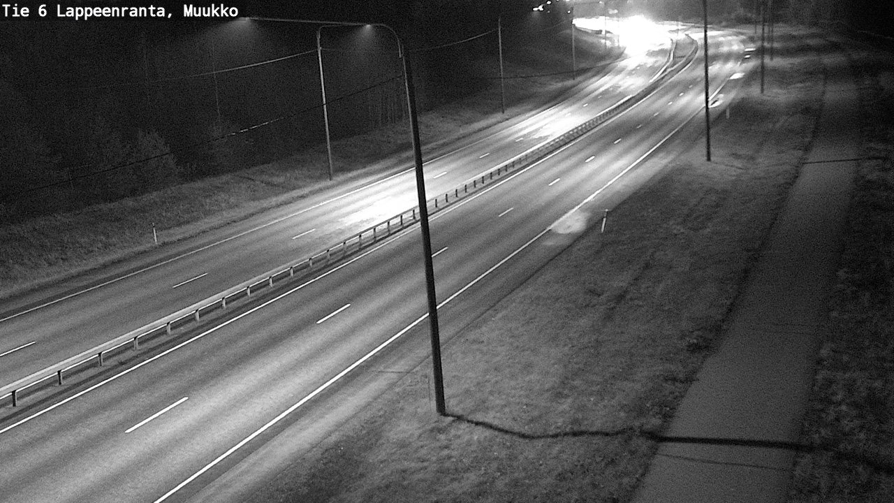 Weather Camera Image Väg 6 Villmanstrand, Muukko, Lappeenranta, Etelä-Karjala