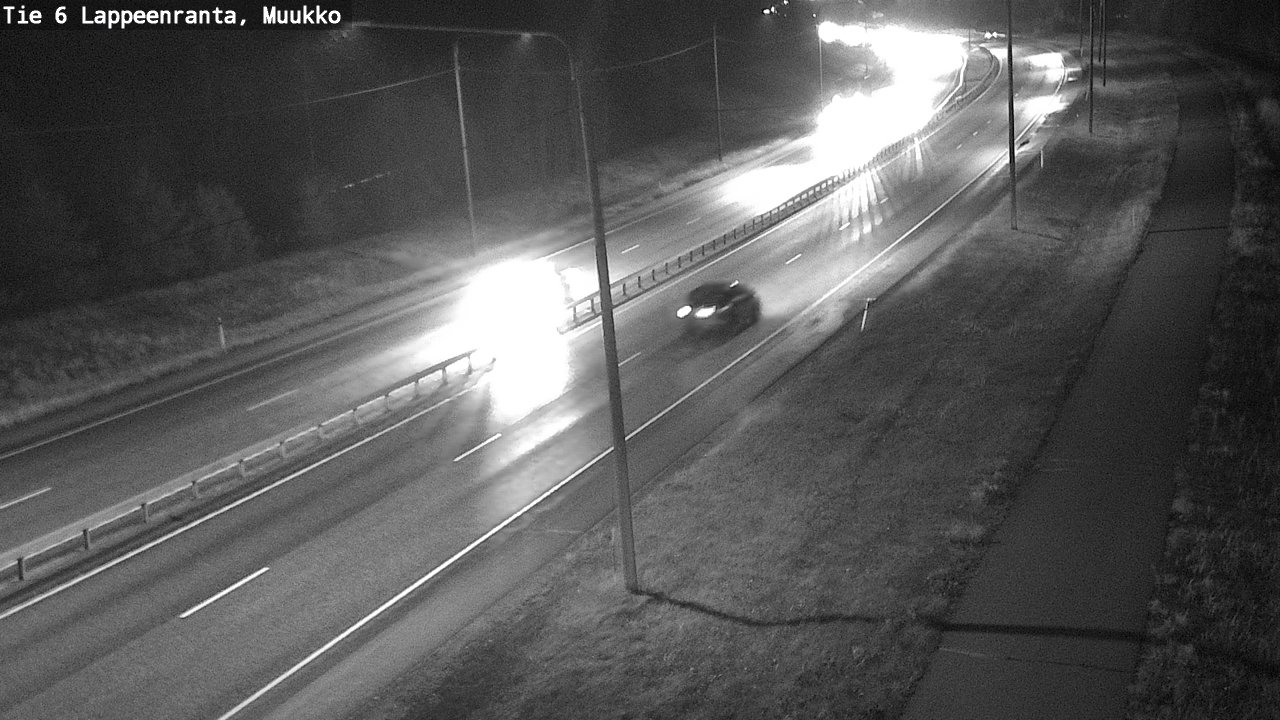 Weather Camera Image Road 6 Lappeenranta, Muukko, Lappeenranta, Etelä-Karjala