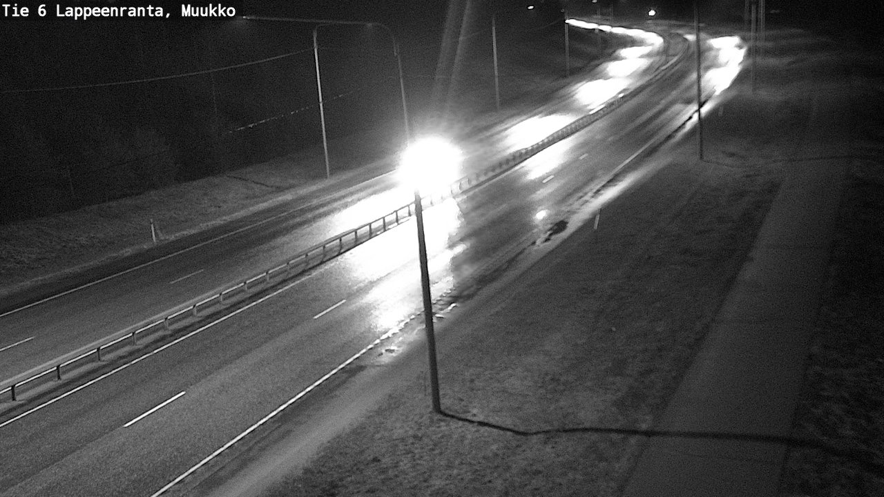 Weather Camera Image Väg 6 Villmanstrand, Muukko, Lappeenranta, Etelä-Karjala