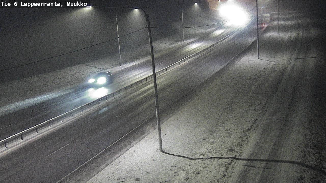 Weather Camera Image Road 6 Lappeenranta, Muukko, Lappeenranta, Etelä-Karjala