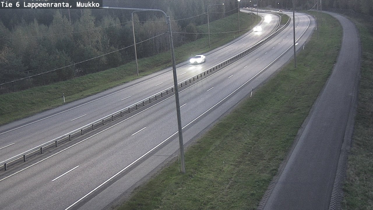 Weather Camera Image Road 6 Lappeenranta, Muukko, Lappeenranta, Etelä-Karjala