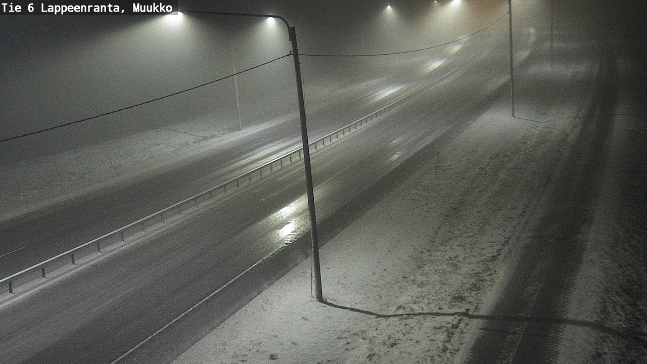 Weather Camera Image Road 6 Lappeenranta, Muukko, Lappeenranta, Etelä-Karjala