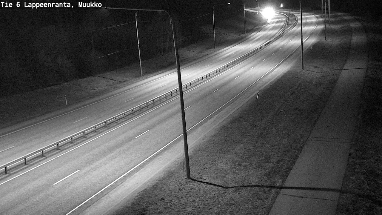 Weather Camera Image Road 6 Lappeenranta, Muukko, Lappeenranta, Etelä-Karjala