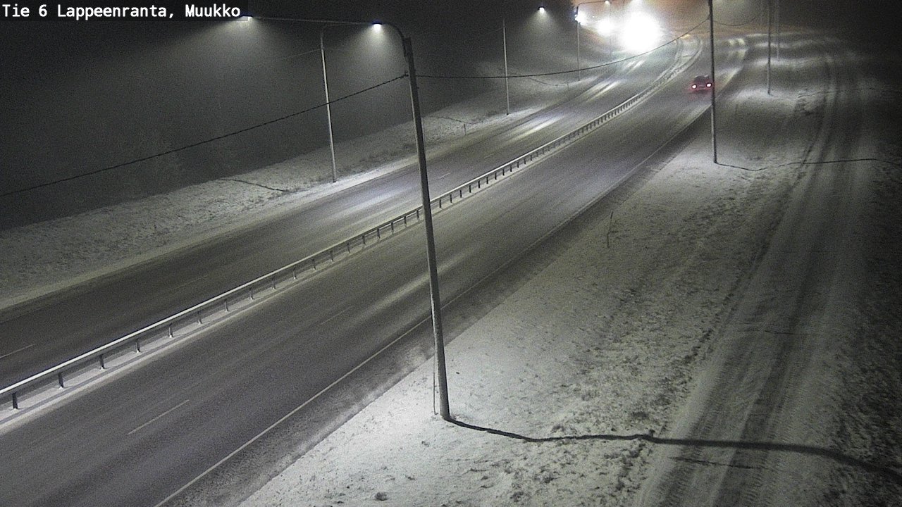 Weather Camera Image Road 6 Lappeenranta, Muukko, Lappeenranta, Etelä-Karjala