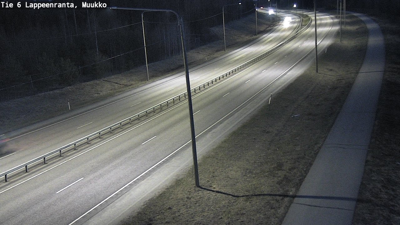 Weather Camera Image Väg 6 Villmanstrand, Muukko, Lappeenranta, Etelä-Karjala