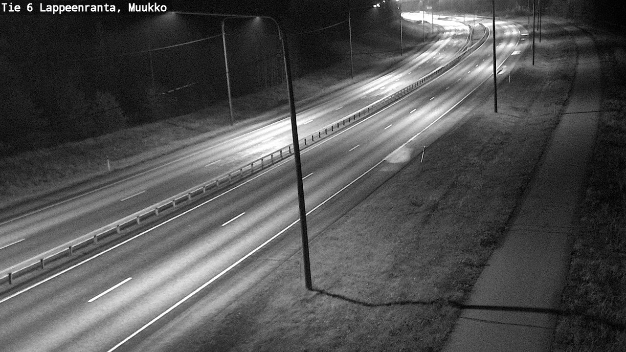 Weather Camera Image Väg 6 Villmanstrand, Muukko, Lappeenranta, Etelä-Karjala