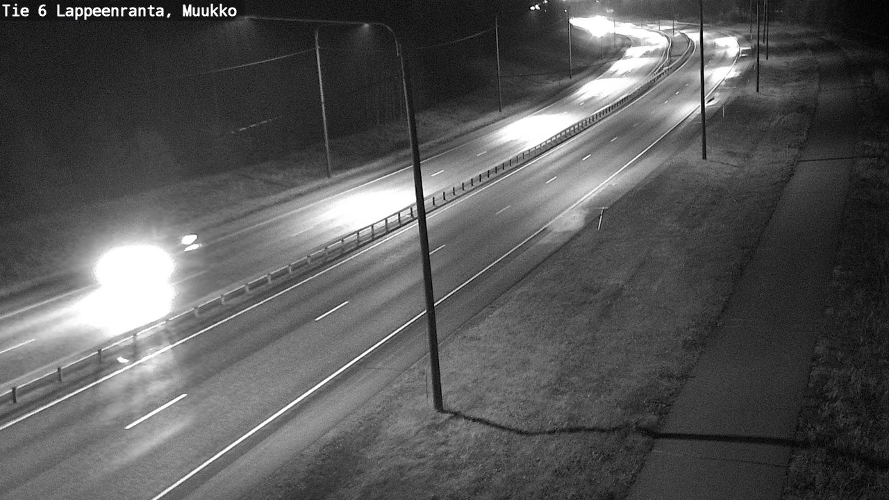 Weather Camera Image Road 6 Lappeenranta, Muukko, Lappeenranta, Etelä-Karjala